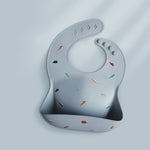 Waterproof Silicone Baby Bib with Food Catcher – Feeding Bib for Newborn Essentials, Baby Care & Everyday Mealtime