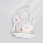 Waterproof Silicone Baby Bib with Food Catcher – Feeding Bib for Newborn Essentials, Baby Care & Everyday Mealtime