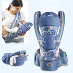 Ergonomic Baby Carrier 3-in-1 Hipseat & Wrap Sling – Infant to Toddler Carrier for Newborn Essentials & Baby Outings