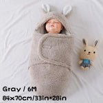 Super Soft Baby Swaddle Wrap Fleece Wearable Blanket – Newborn Essentials Baby Cocoon Wrap for Comfort & Baby Care