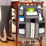 Baby Diaper Organizer for Crib – Nursery Storage Bag for Newborn Essentials, Baby Care & Easy Access Baby Essentials