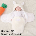 Super Soft Baby Swaddle Wrap Fleece Wearable Blanket – Newborn Essentials Baby Cocoon Wrap for Comfort & Baby Care