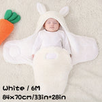 Super Soft Baby Swaddle Wrap Fleece Wearable Blanket – Newborn Essentials Baby Cocoon Wrap for Comfort & Baby Care
