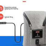 Portable Baby Bottle Warmer for Car USB – Travel Breast Milk Heater for Newborn Essentials & Baby Outings