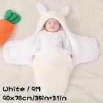 Super Soft Baby Swaddle Wrap Fleece Wearable Blanket – Newborn Essentials Baby Cocoon Wrap for Comfort & Baby Care