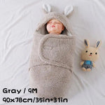 Super Soft Baby Swaddle Wrap Fleece Wearable Blanket – Newborn Essentials Baby Cocoon Wrap for Comfort & Baby Care