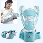 Ergonomic Baby Carrier 3-in-1 Hipseat & Wrap Sling – Infant to Toddler Carrier for Newborn Essentials & Baby Outings