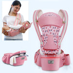 Ergonomic Baby Carrier 3-in-1 Hipseat & Wrap Sling – Infant to Toddler Carrier for Newborn Essentials & Baby Outings