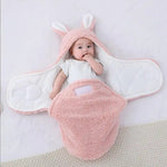 Super Soft Baby Swaddle Wrap Fleece Wearable Blanket – Newborn Essentials Baby Cocoon Wrap for Comfort & Baby Care