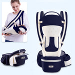 Ergonomic Baby Carrier 3-in-1 Hipseat & Wrap Sling – Infant to Toddler Carrier for Newborn Essentials & Baby Outings