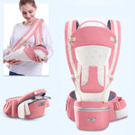 Ergonomic Baby Carrier 3-in-1 Hipseat & Wrap Sling – Infant to Toddler Carrier for Newborn Essentials & Baby Outings