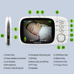 3.2” Digital Baby Monitor with Camera – Two-Way Audio, Night Vision & Temperature Display for Baby Care & Newborn Essentials